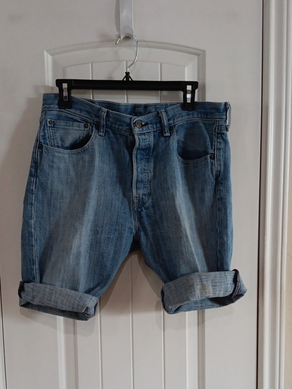 Levi's Light Blue Denim Jean Shorts